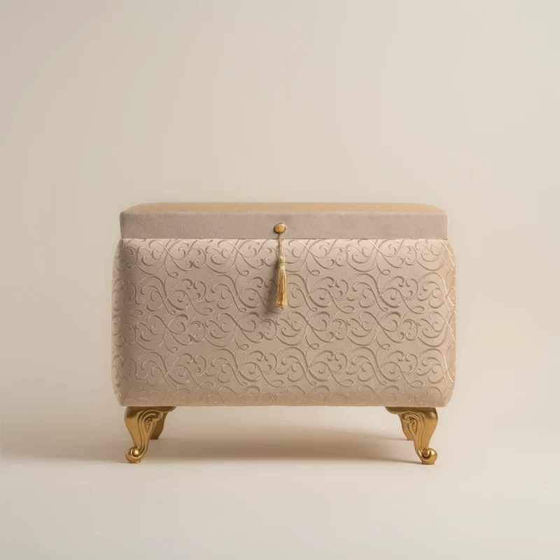 صندوق سجاد صلاة بيج