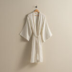 روب حمام قطن لون أوف وايت