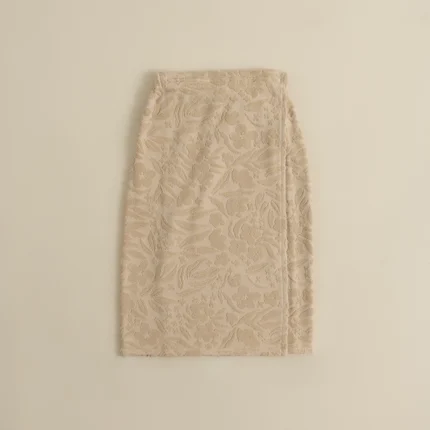 روب حمام لف قطن لون بيج غامق