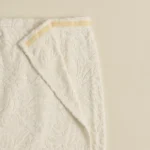 روب حمام لف قطن لون أوف وايت