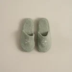 سليبر قطن مطرز مقاس ٤٠ أخضر