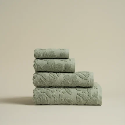 منشفة قطن أخضر متعددة المقاسات