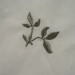 بيت لحاف قطن مطرز أخضر