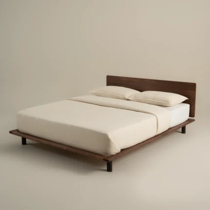 بيت لحاف قطن مطرز أوف وايت