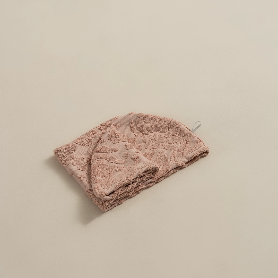 منشفة رأس قطن لون بينك منشفة رأس قطن لون بينك