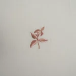 بيت مخدة قطن مطرز ٢ قطعة بينك