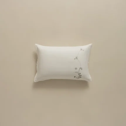 بيت مخدة ميكرو مطرز ٢ قطعة أخضر