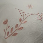 بيت مخدة ميكرو مطرز ٢ قطعة بينك