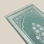 سجادة صلاة شنيل أخضر