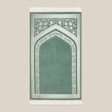 سجادة صلاة ميموري فوم لون أخضر