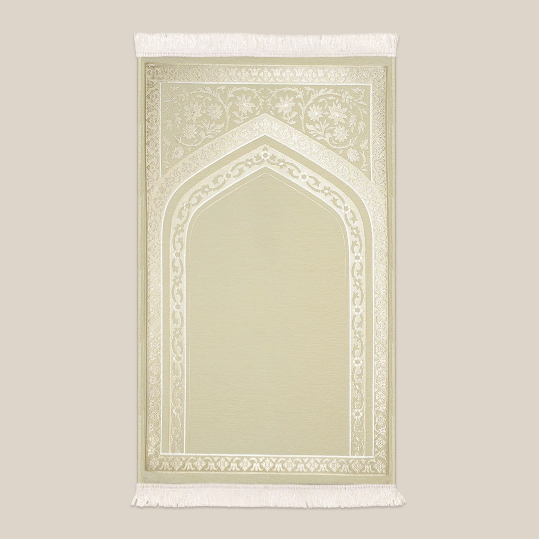 سجادة صلاة ميموري فوم لون أوف وايت سجادة صلاة ميموري فوم لون أوف وايت