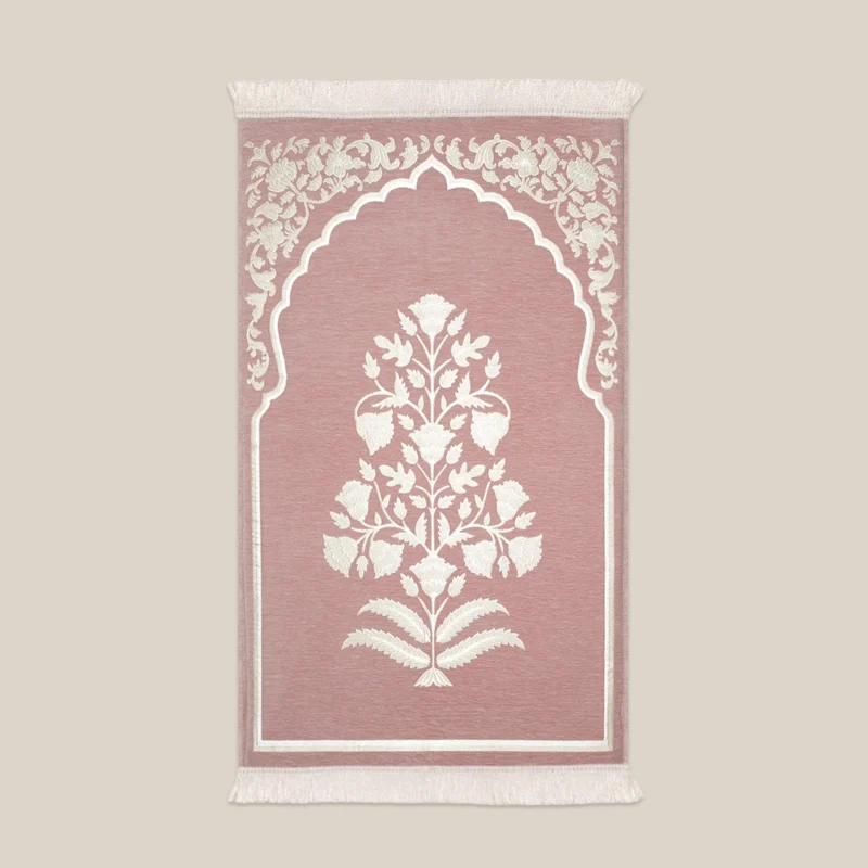 سجادة صلاة بحشوة ميموري فوم بينك