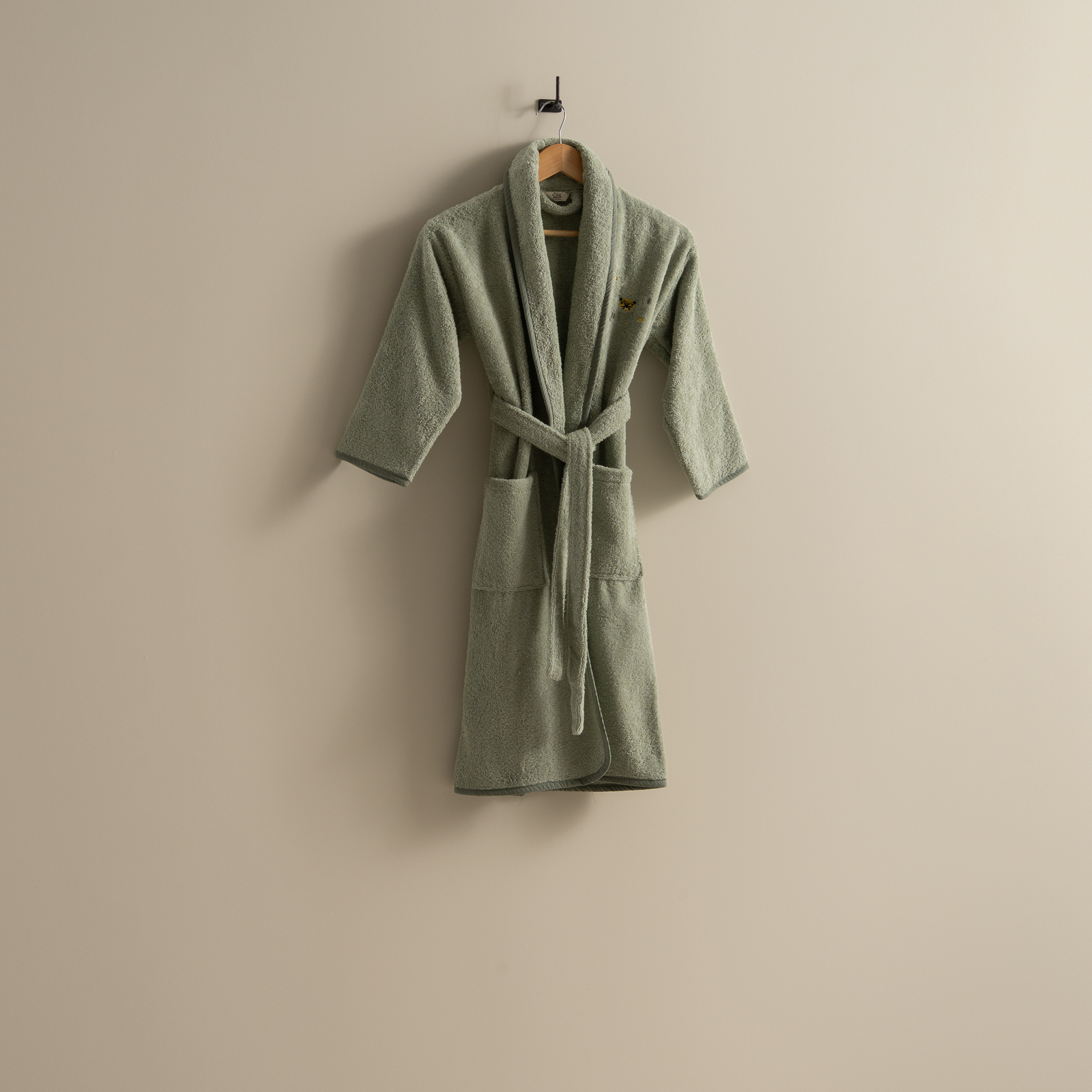 روب حمام أطفال قطن - لون اخضر روب حمام أطفال قطن - لون اخضر