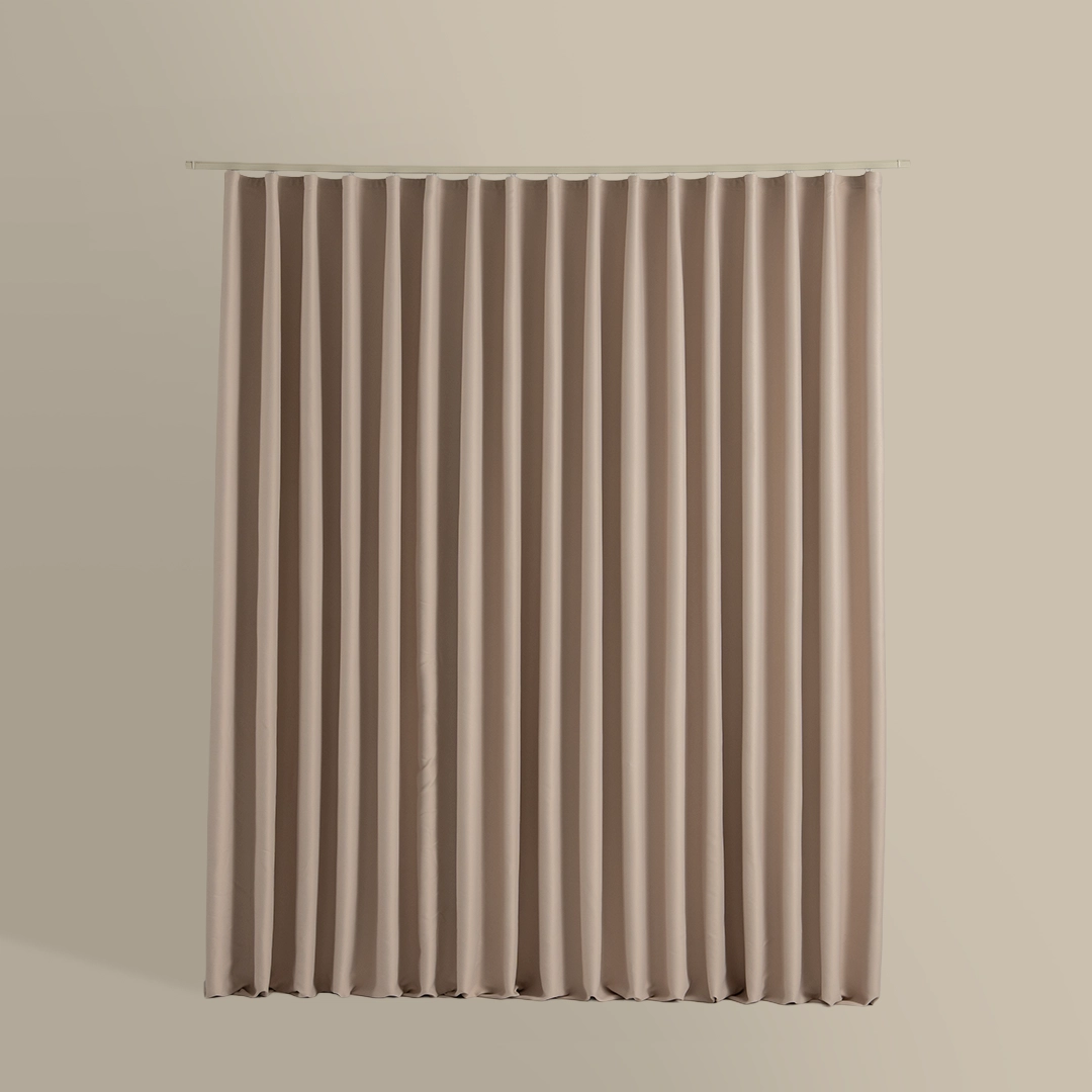 ستارة تعتيم بلاك اوت لون بيج غامق ستارة تعتيم بلاك اوت لون بيج غامق