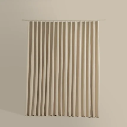 ستارة شباك شفافة بيج غامق