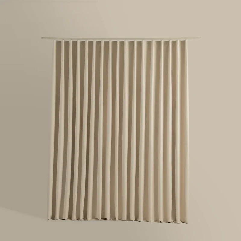 ستارة شباك شفافة بيج غامق