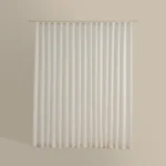 ستارة شباك شفافة لون أوف وايت