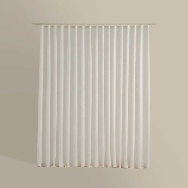 ستارة شباك شفافة لون أوف وايت