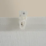 ستارة شباك شفافة بيج