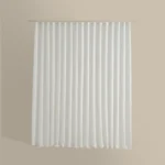 ستارة شباك شفافة أوف وايت