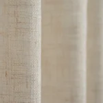 ستارة شباك شفافة بلون بيج