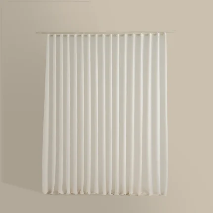 ستارة شباك شفافة بلون أوف وايت