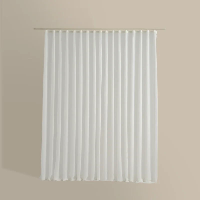 ستارة شباك شفافة لون أوف وايت