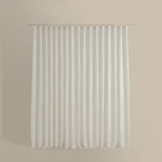 ستارة شباك شفافة باللون البيج