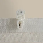 ستارة شباك شفافة لون بيج