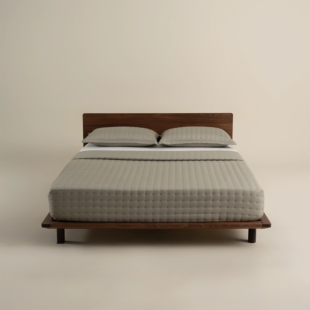 bed-quilt-micro-be-076-gre1 لحاف مضغوط قطن أخضر - الصورة 1