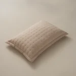 بيت مخدة قطن ٢ قطعة بيج غامق