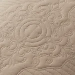 بيت مخدة قطن ٢ قطعة بيج غامق