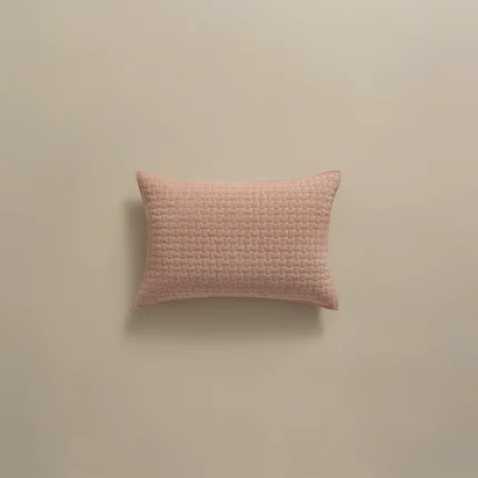 بيت مخدة قطن ٢ قطعة بينك