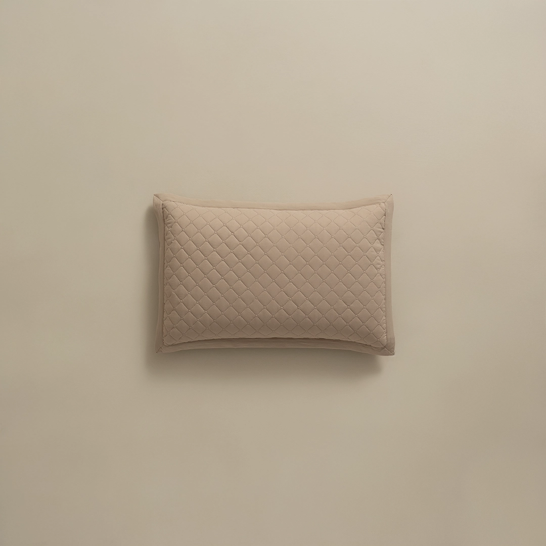 بيت مخدة ماكرو ٢ قطعة بيج غامق بيت مخدة ماكرو ٢ قطعة بيج غامق