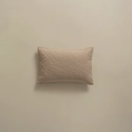 بيت مخدة ماكرو ٢ قطعة بيج غامق