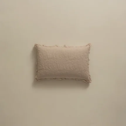 بيت مخدة ماكرو ٢ قطعة بيج غامق