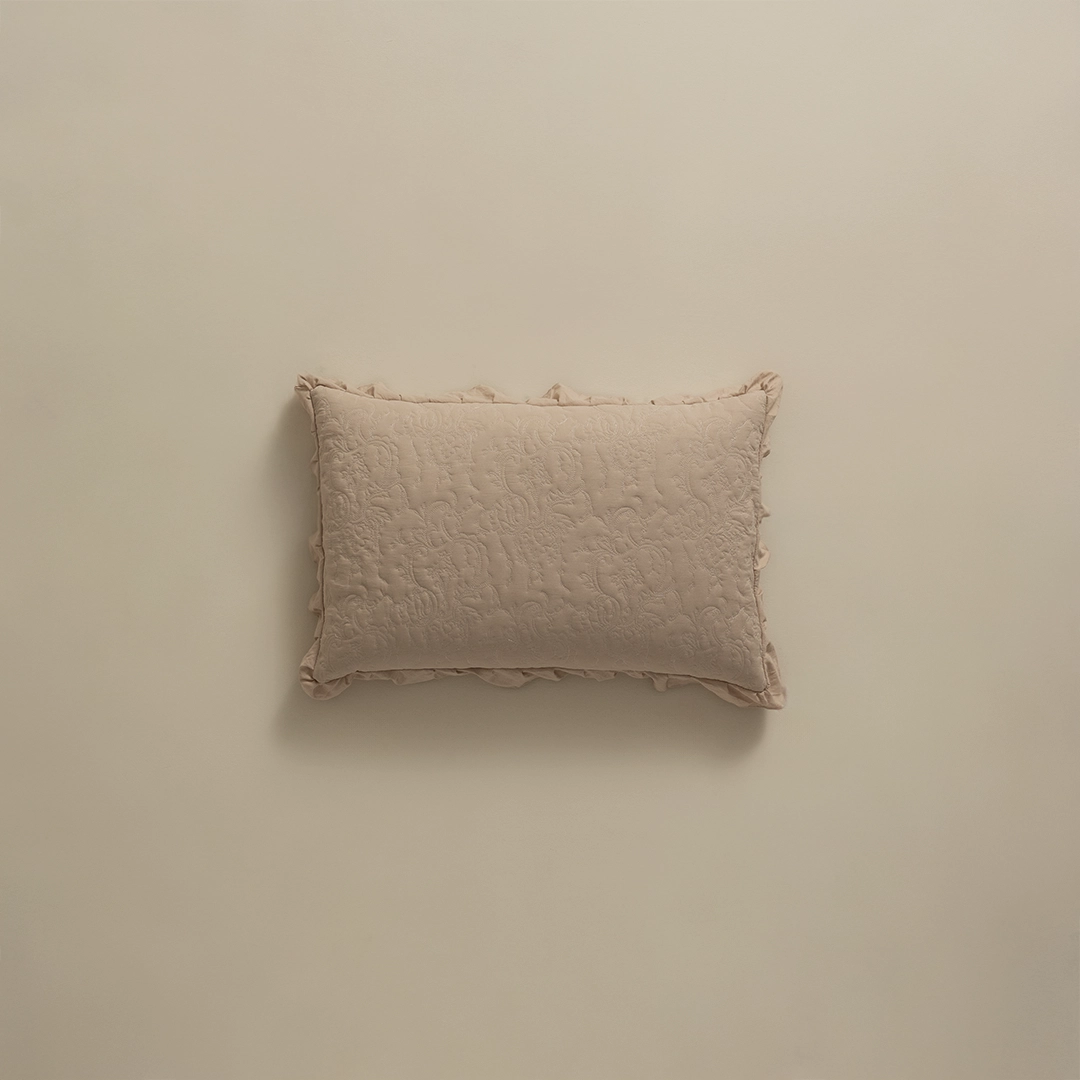 بيت مخدة ماكرو ٢ قطعة بيج غامق بيت مخدة ماكرو ٢ قطعة بيج غامق