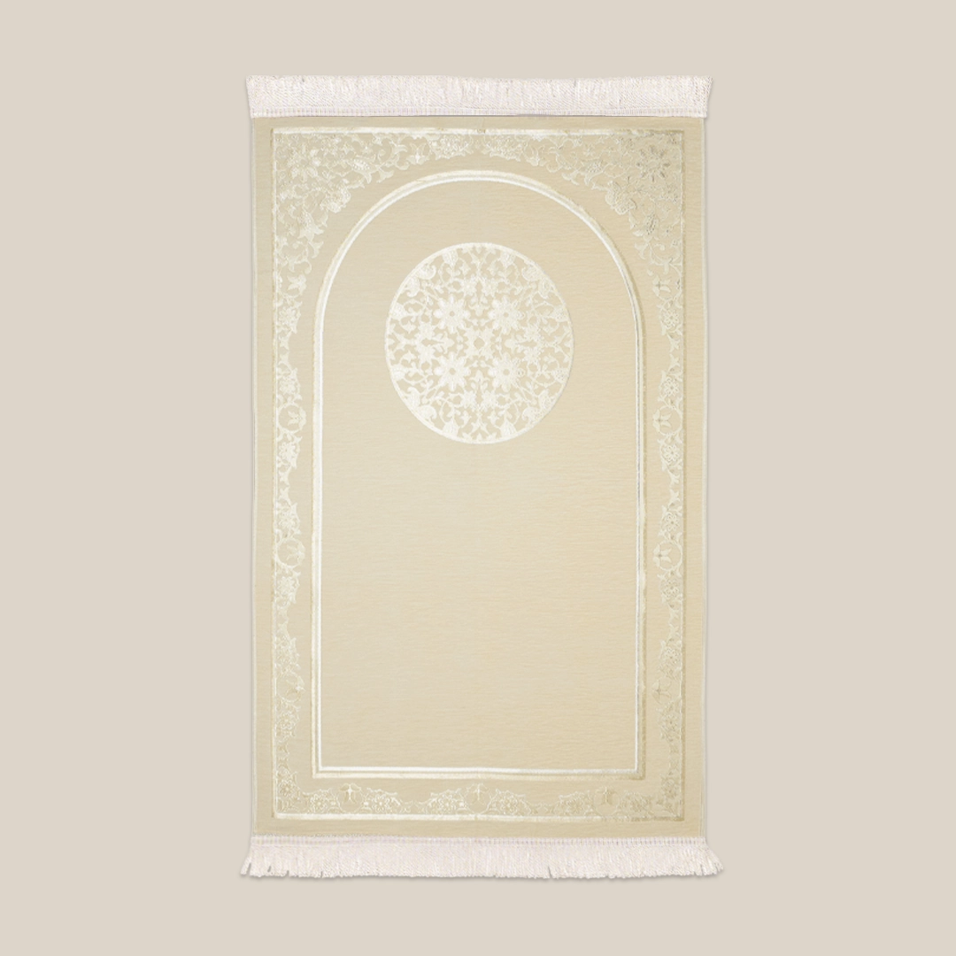 سجادة صلاة شنيل أوف وايت سجادة صلاة شنيل أوف وايت