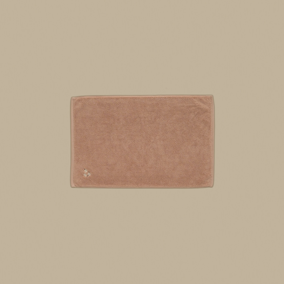 دعاسة حمام قطن مطرزة – بينك دعاسة حمام قطن مطرزة – بينك