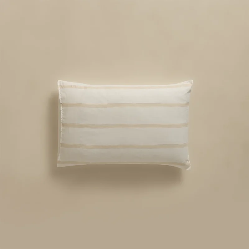 بيت مخدة مايكروفايبر 2 قطعة - لون بيج غامق