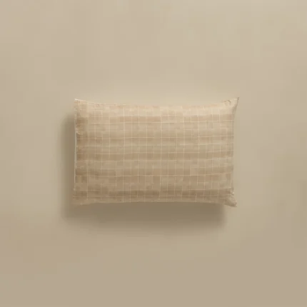 بيت مخدة مايكروفايبر 2 قطعة - لون بيج غامق