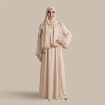 شرشف صلاة بيج غامق مفتوح