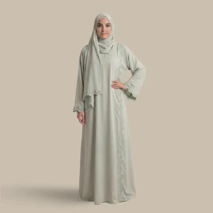 شرشف صلاة أخضر مفتوح