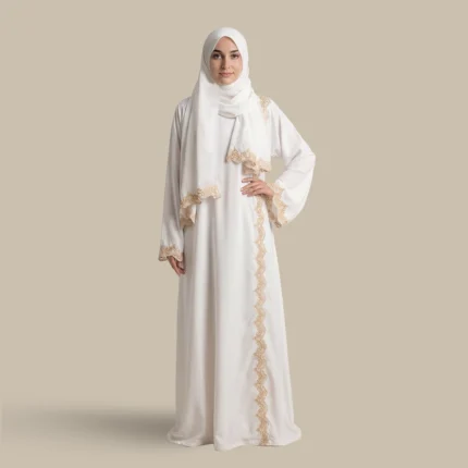 شرشف صلاة أوف وايت مفتوح