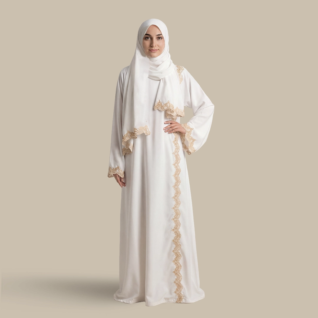 شرشف صلاة أوف وايت مفتوح شرشف صلاة أوف وايت مفتوح