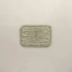 دعاسة حمام قطن مطرزة - أخضر