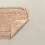 دعاسة حمام قطن مطرزة - بينك