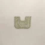 دعاسة حمام قطن مطرزة - أخضر