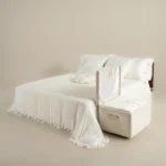 طقم مفرش عرائس أوف وايت