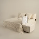 طقم مفرش عرائس بيج